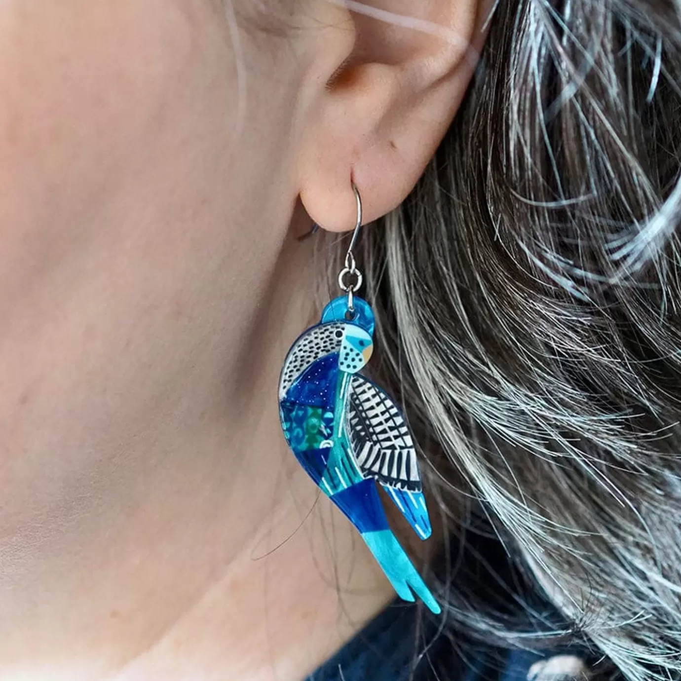Erstwilder A Budgie Named Chirp Drop Earrings* Earrings