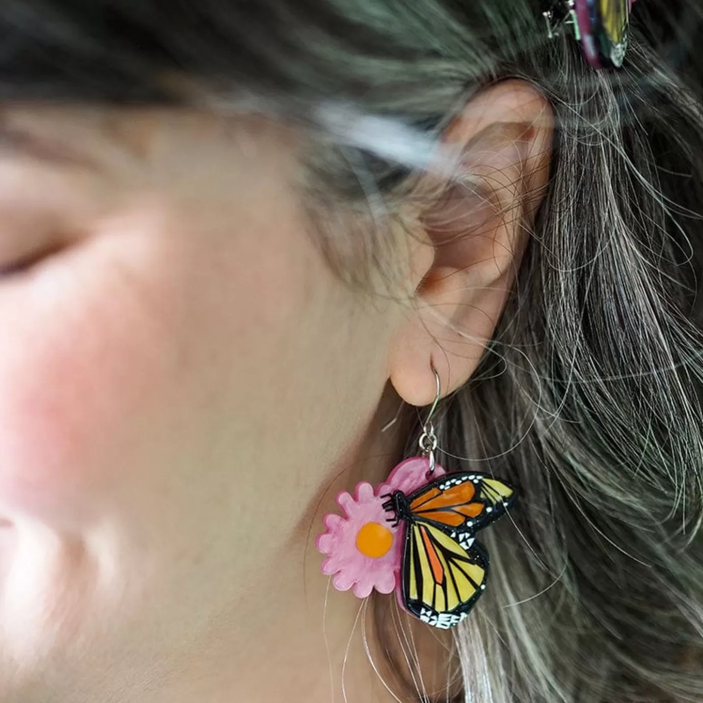 Erstwilder A Butterfly Named Flutter Drop Earrings* Earrings