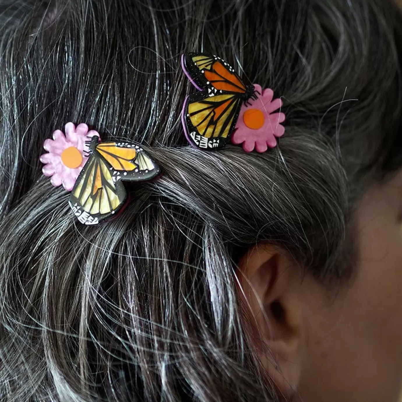 Erstwilder A Butterfly Named Flutter Hair Clips Set - 2 Piece* Hair Clips & Claws
