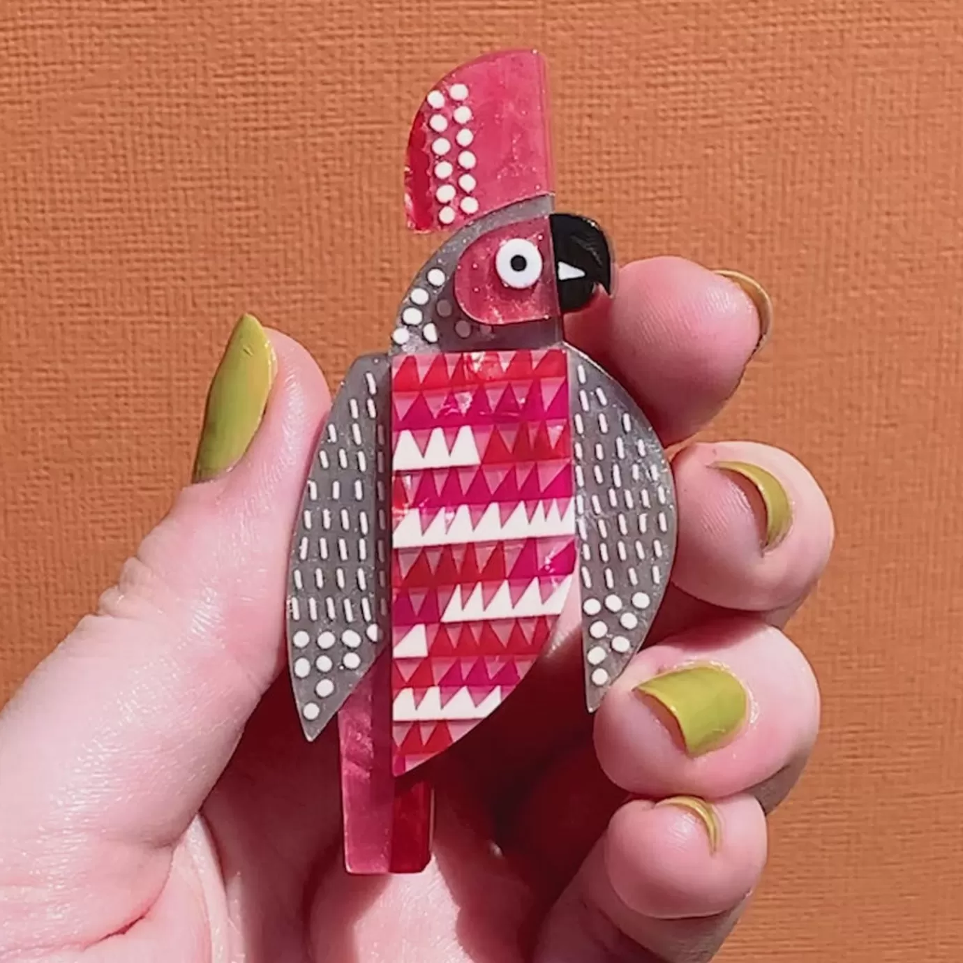 Erstwilder A Cockatoo Named Squawk Brooch* Brooches
