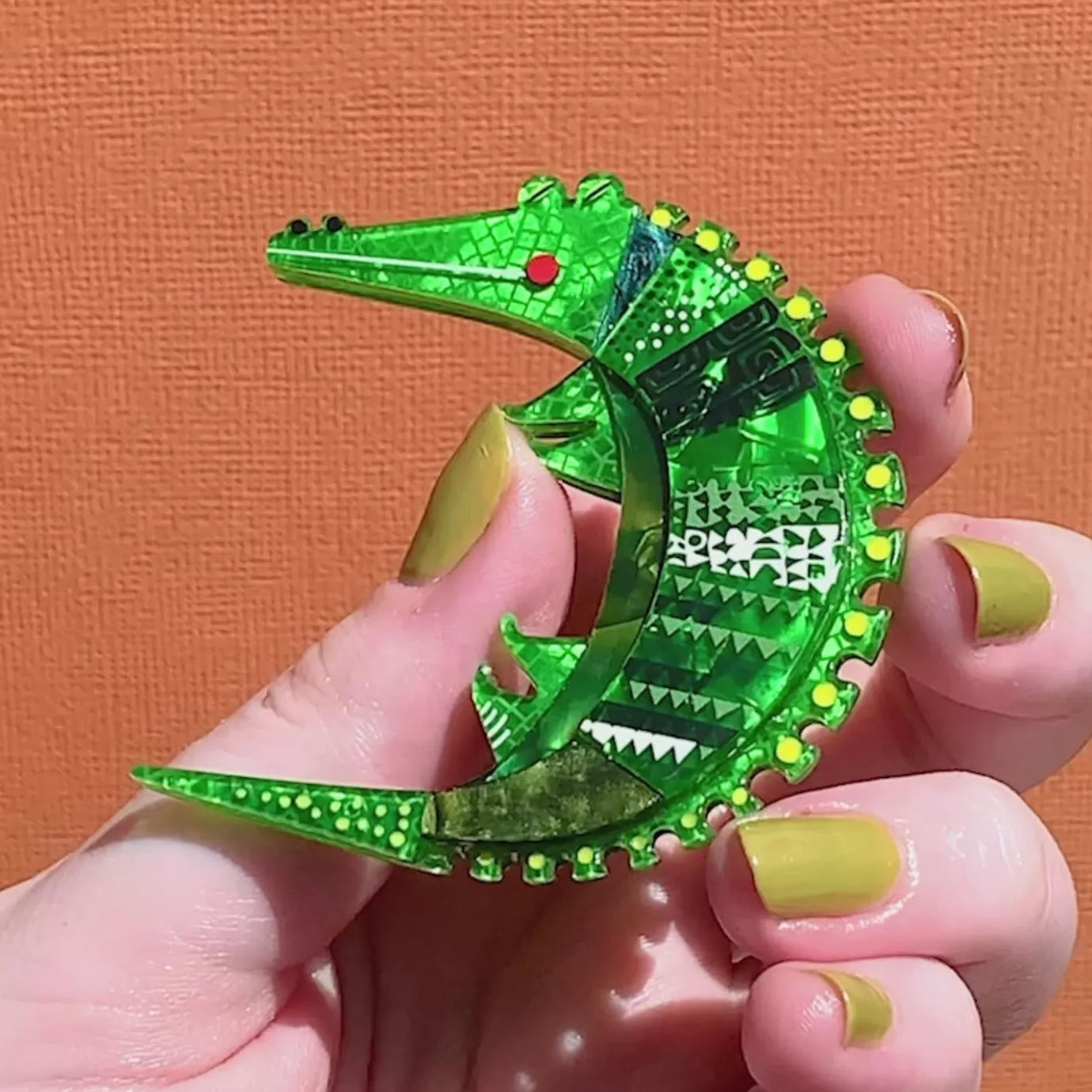 Erstwilder A Crocodile Named Growl Brooch* Brooches