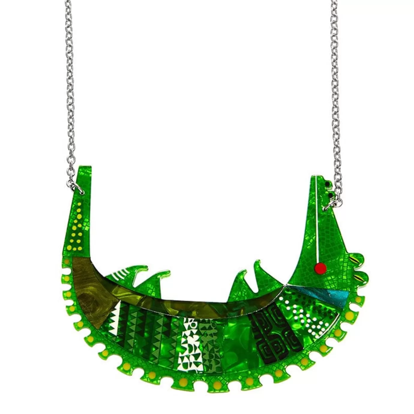 Erstwilder A Crocodile Named Growl Necklace* Necklaces