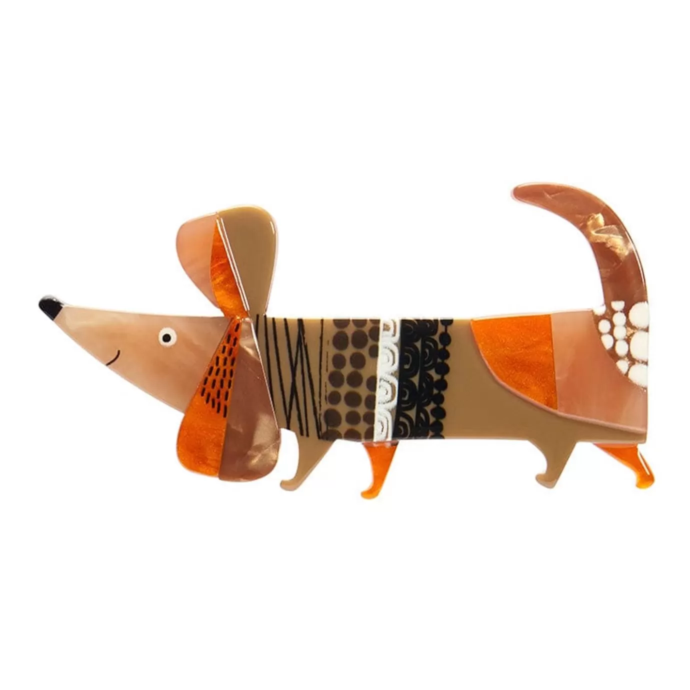 Erstwilder A Dachshund Named Bark Brooch* Brooches
