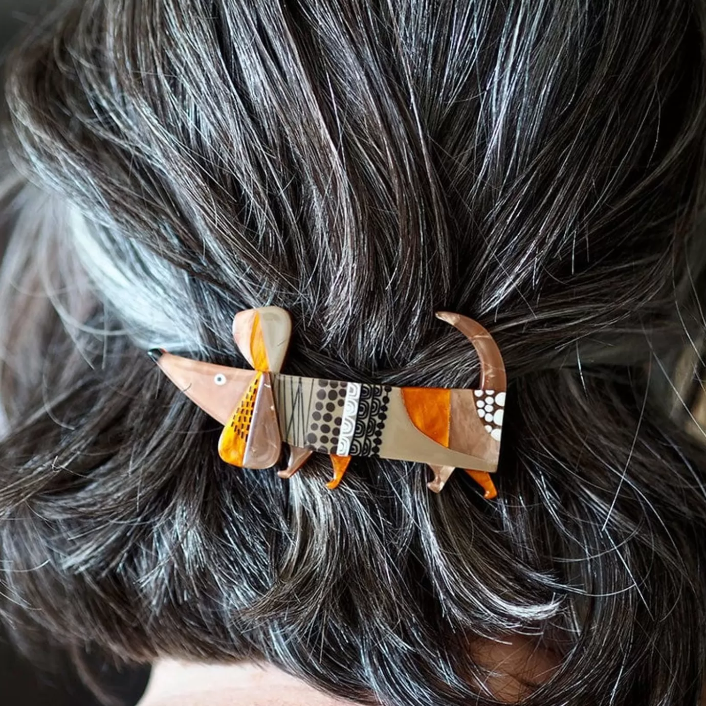 Erstwilder A Dachshund Named Bark Hair Clip Barrette* Hair Clips & Claws