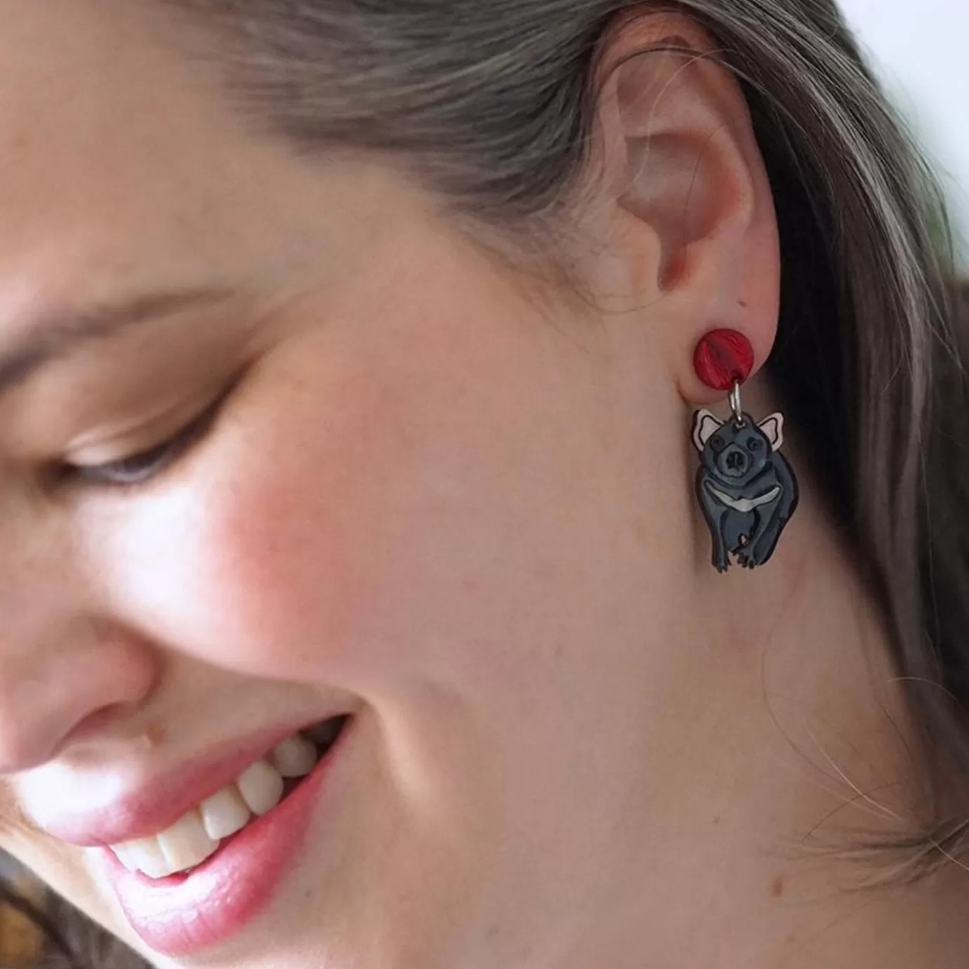 Erstwilder A Devilish Christmas Earrings* Earrings