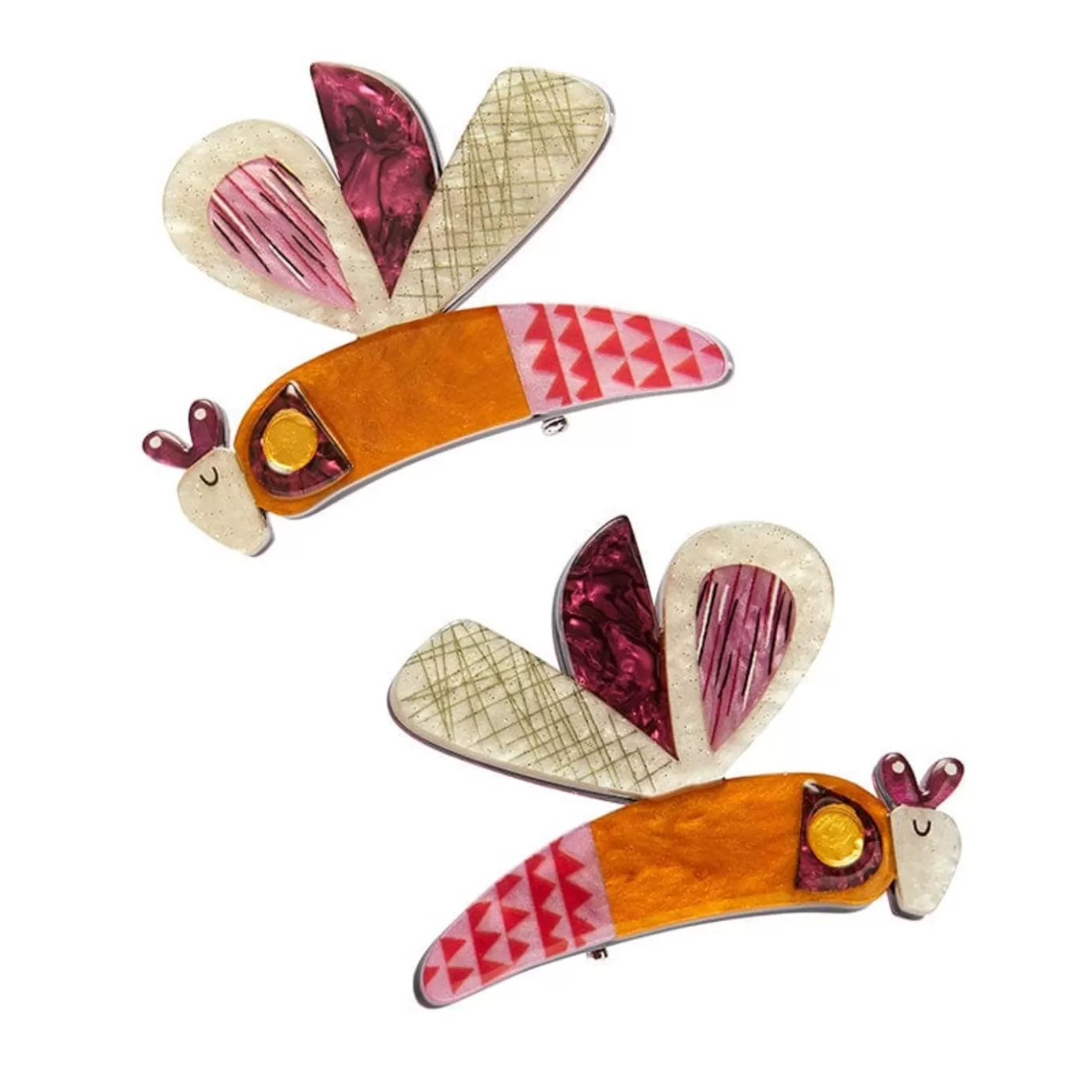 Erstwilder A Dragonfly Named Buzz Hair Clips Set - 2 Piece* Hair Clips & Claws