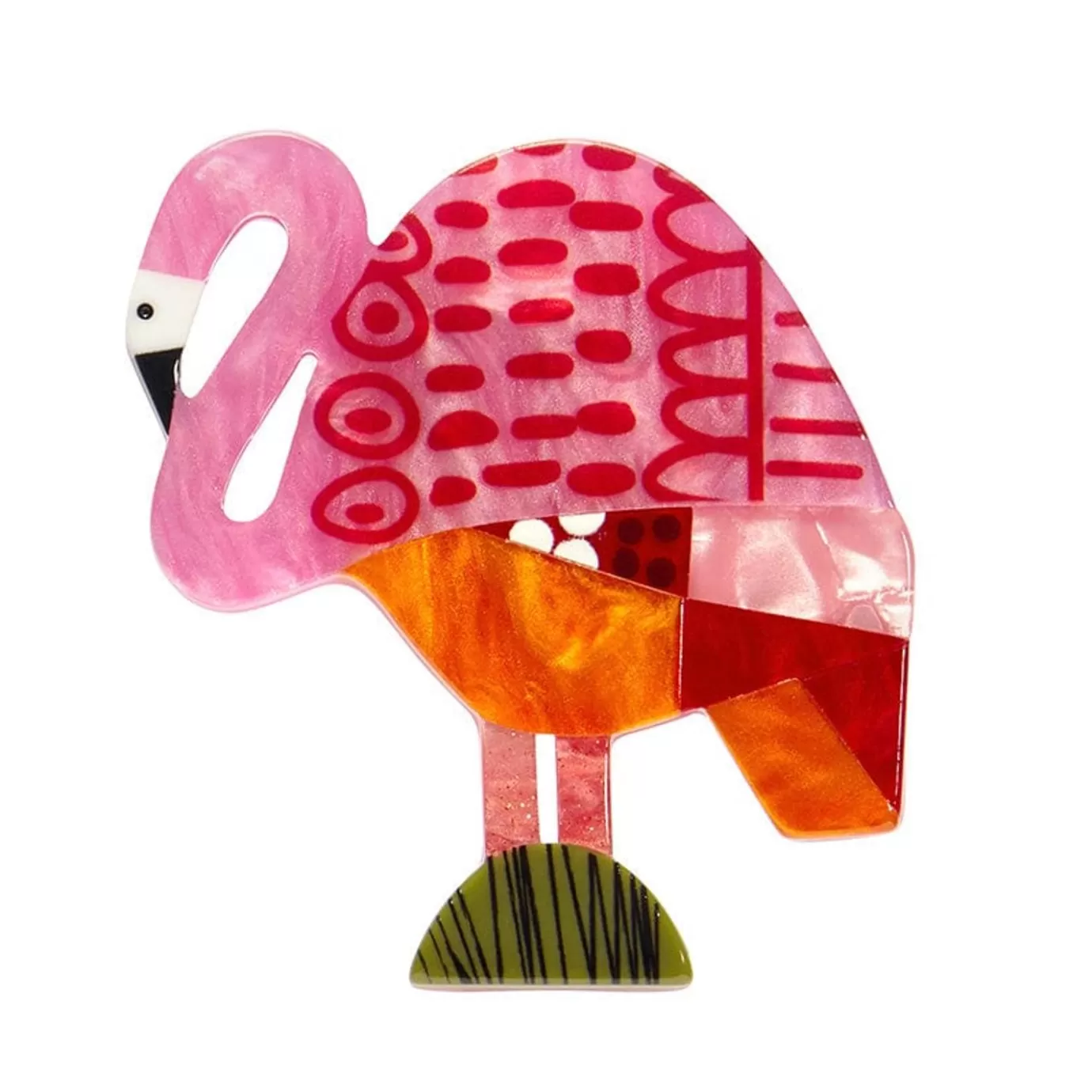 Erstwilder A Flamingo Named Honk Brooch* Brooches