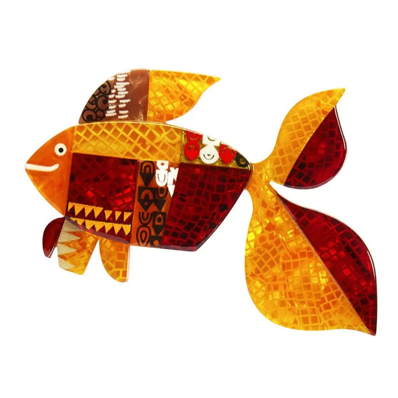 Erstwilder A Goldfish Named Silence Brooch* Brooches