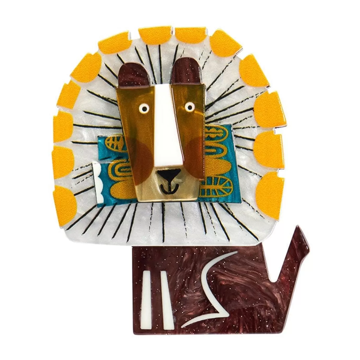 Erstwilder A Lion Named Roar Brooch* Brooches