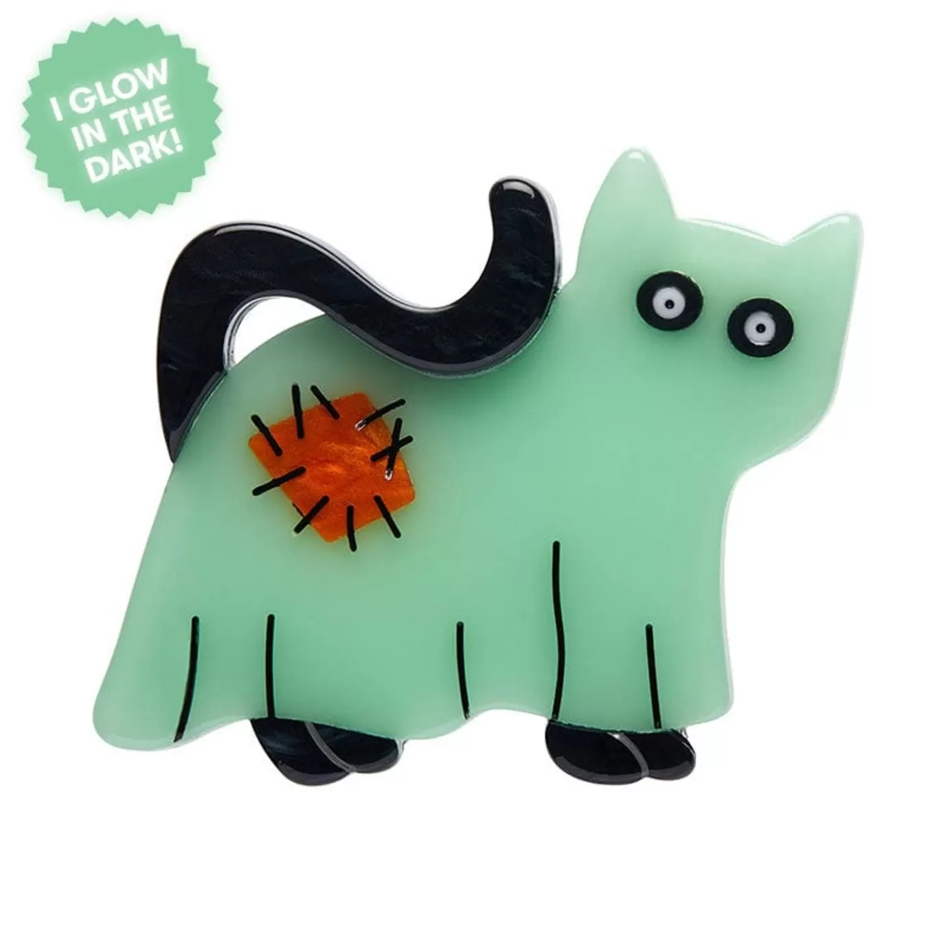 Erstwilder A Most Ghostly Kitty Brooch* Brooches