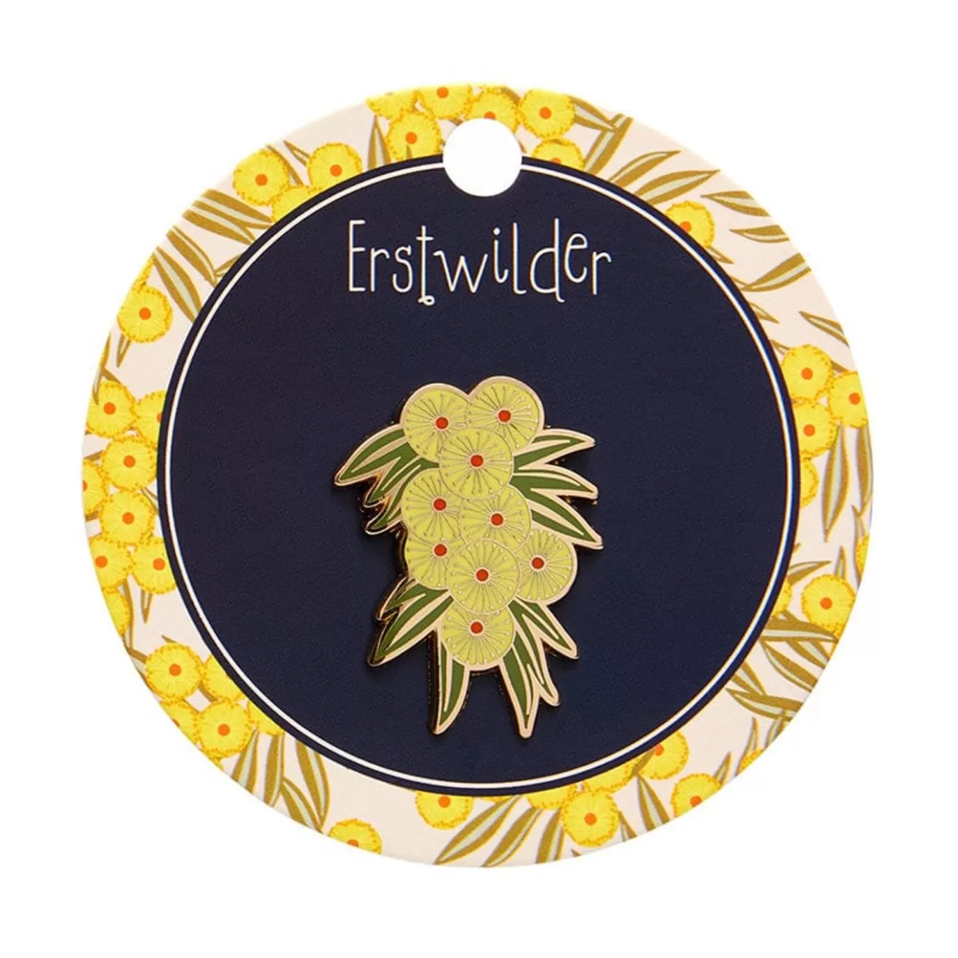 Erstwilder Acacia In Gold Enamel Pin* Enamel Pins