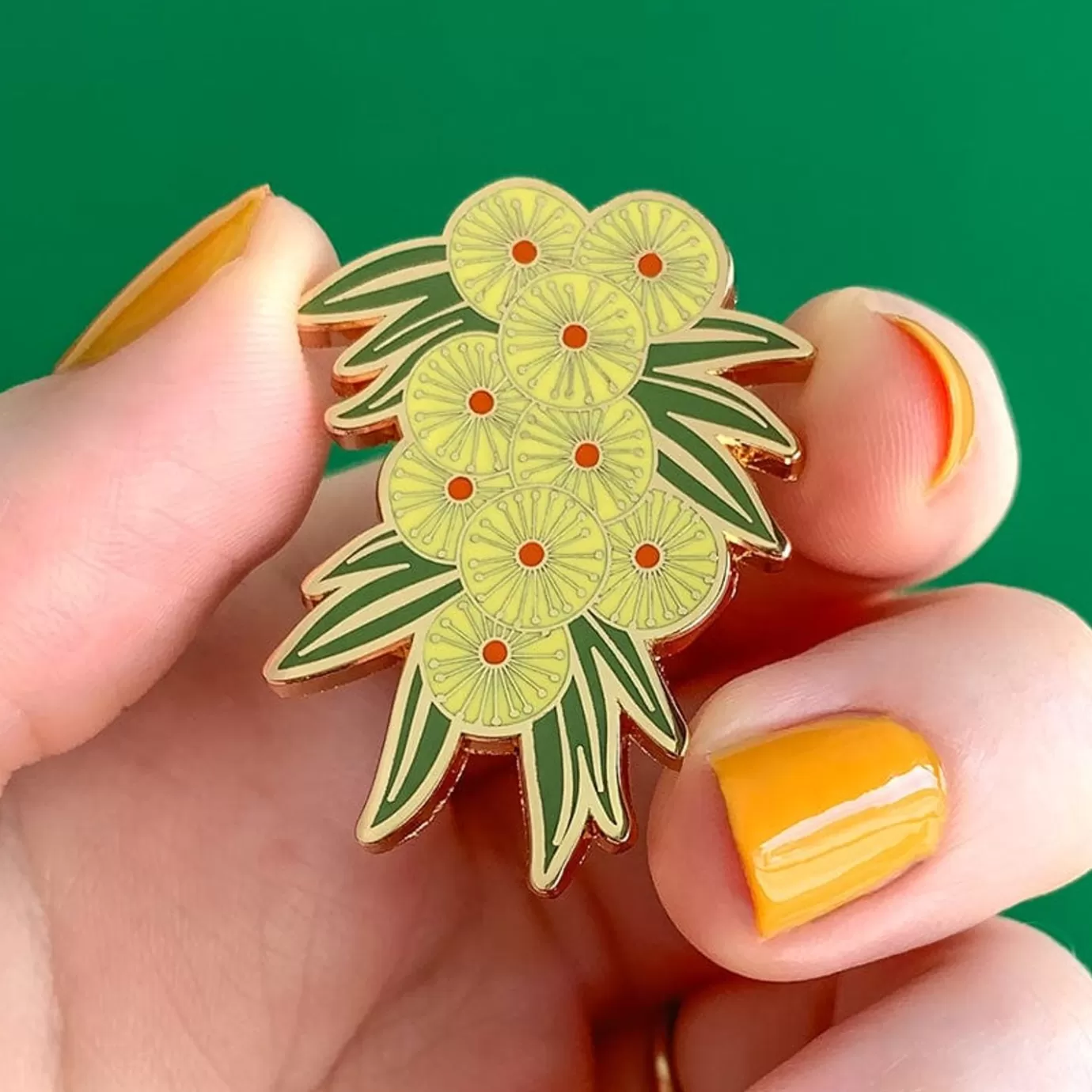 Erstwilder Acacia In Gold Enamel Pin* Enamel Pins