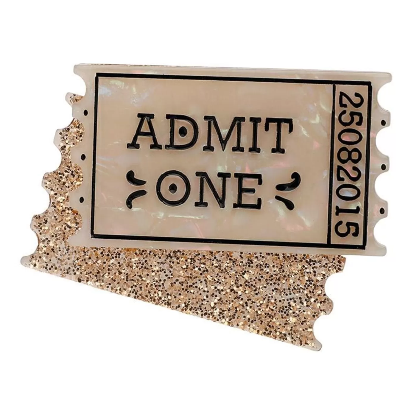 Erstwilder Admit One Ticket Brooch* Brooches
