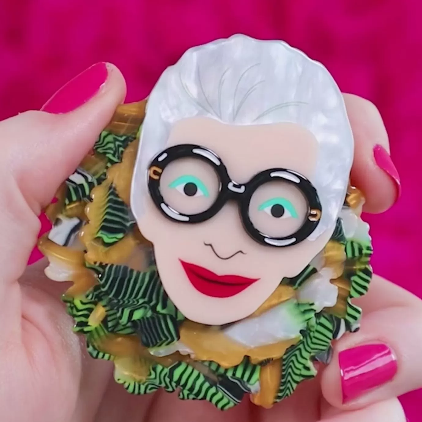 Erstwilder Adorned In Feathers Iris Brooch* Brooches
