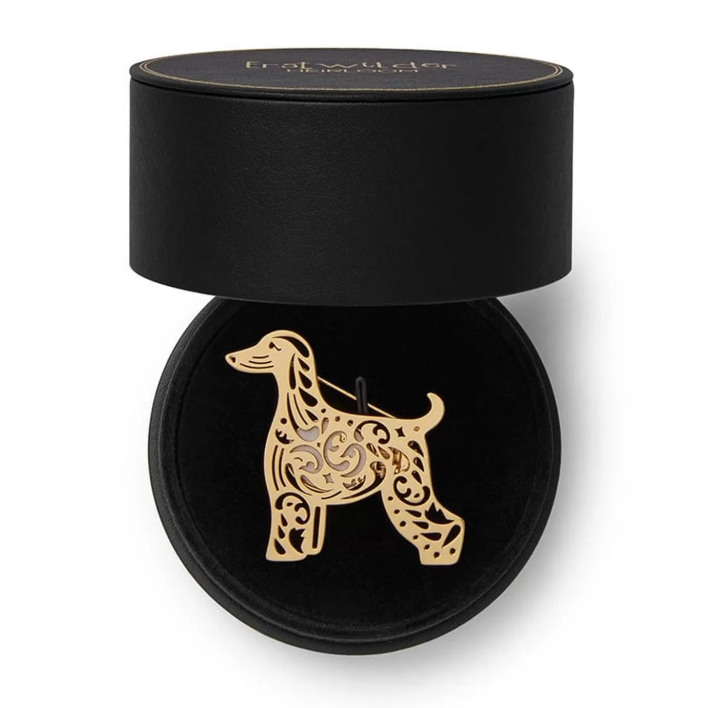 Erstwilder Ainslee The Afghan Hound Perfume Brooch* Brooches