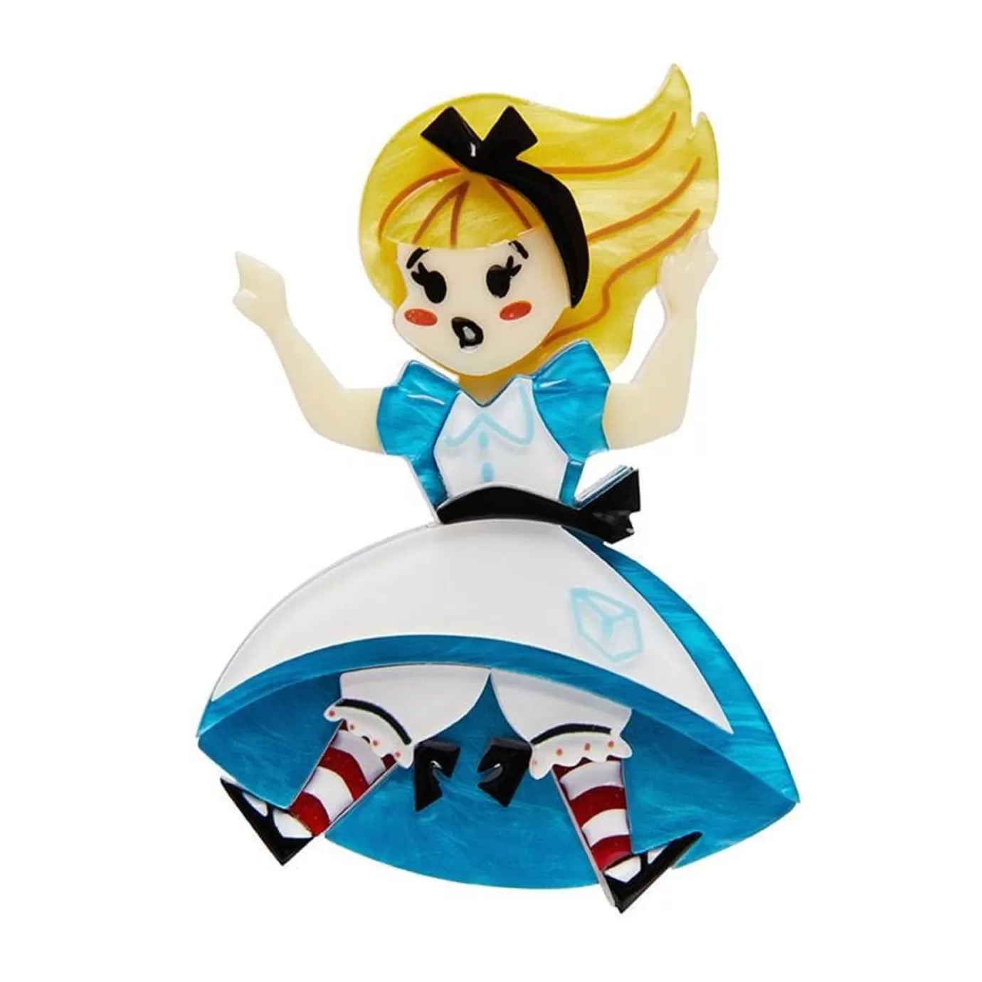 Erstwilder Alice Down The Rabbit Hole Brooch* Brooches