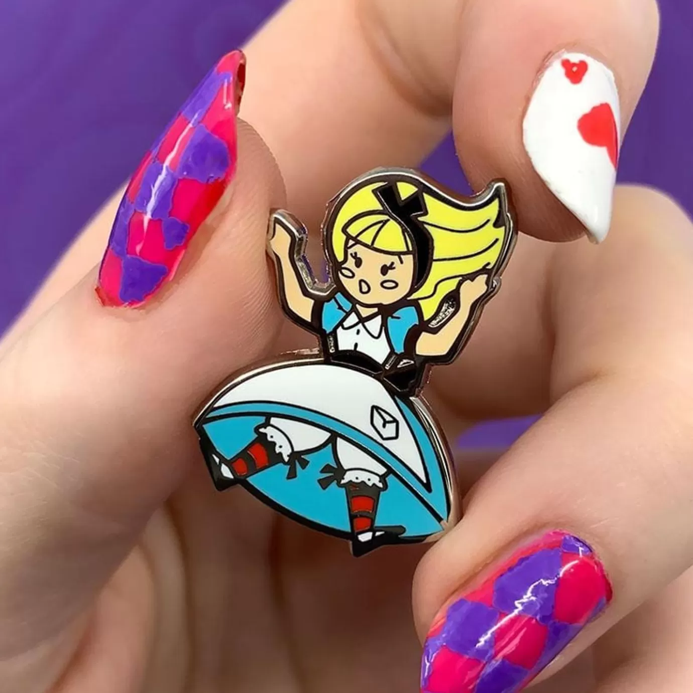 Erstwilder Alice Down The Rabbit Hole Enamel Pin* Enamel Pins