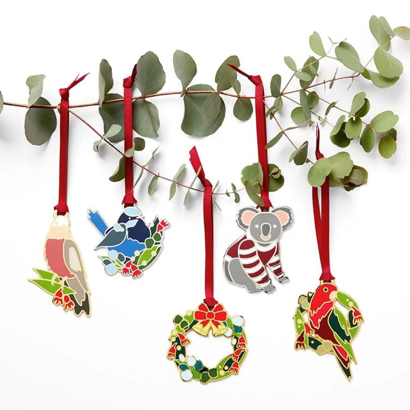 Erstwilder An Australian Christmas Ornament Pack - 5 Piece* Tree Ornaments