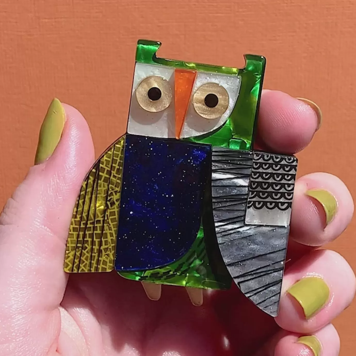 Erstwilder An Owl Named Hoot Brooch* Brooches