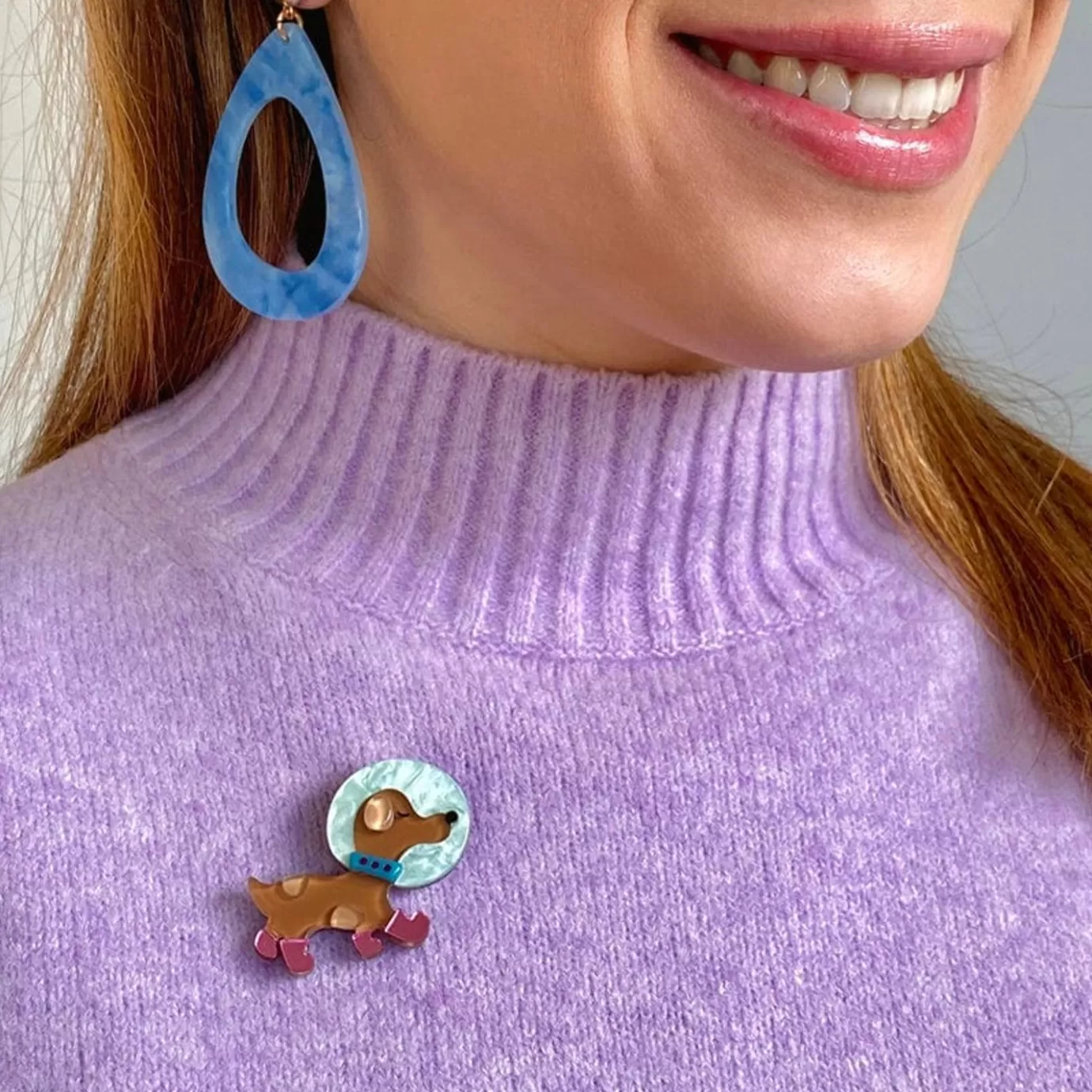 Erstwilder Apollo K9 Mini Brooch* Brooches