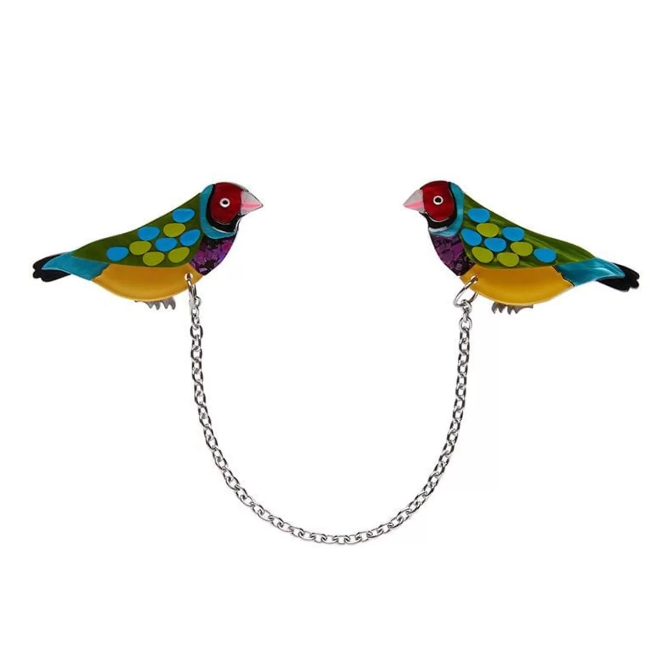 Erstwilder As Good As Gould Cardigan Clips* Brooches