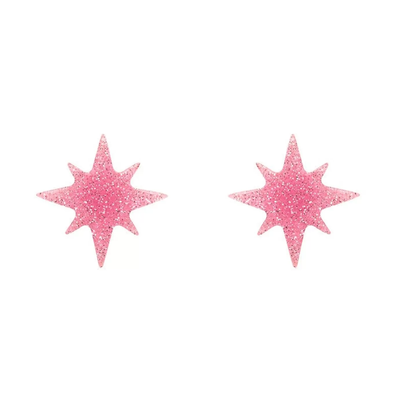 Erstwilder Atomic Star Glitter Stud Earring - Pink* Essential Earrings