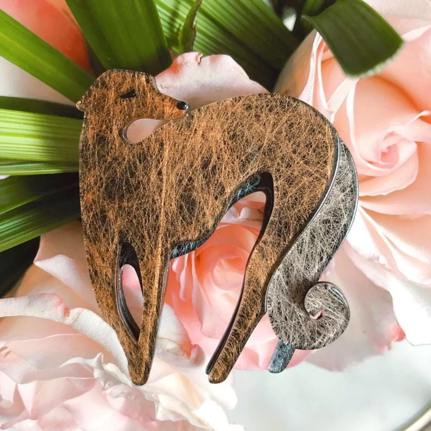 Erstwilder Autumnal Symphony Greyhound Brooch* Brooches