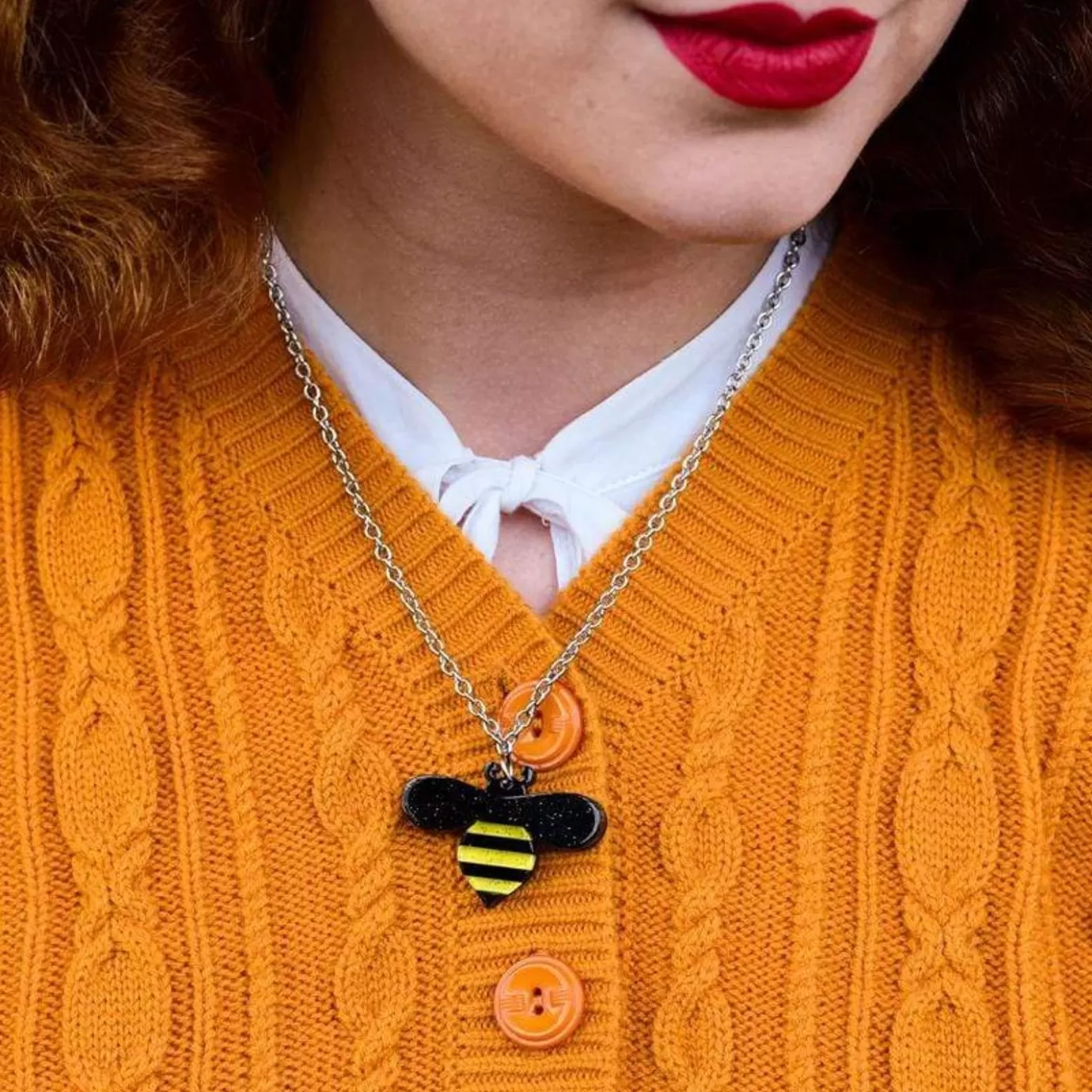 Erstwilder Babette Bee Pendant Necklace* Necklaces
