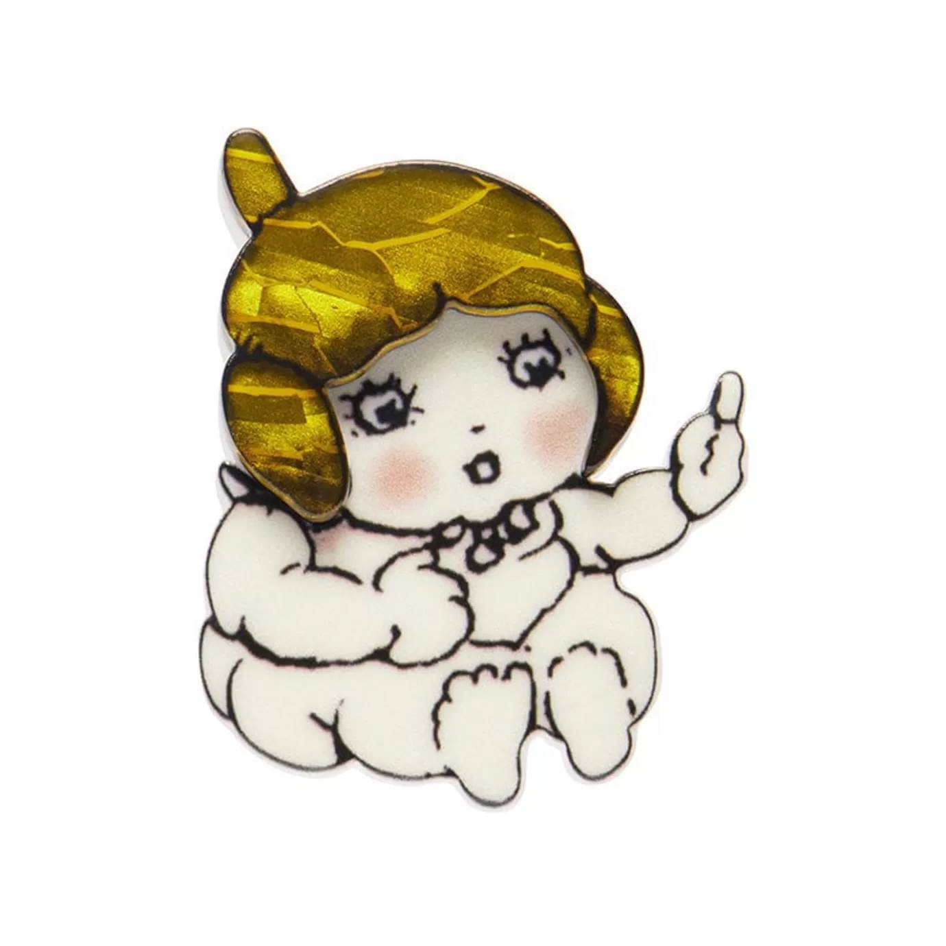 Erstwilder Baby Gumnut Mini Brooch* Brooches