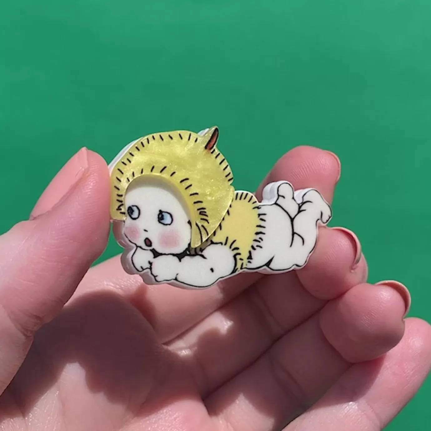 Erstwilder Baby Wattle Mini Brooch* Brooches