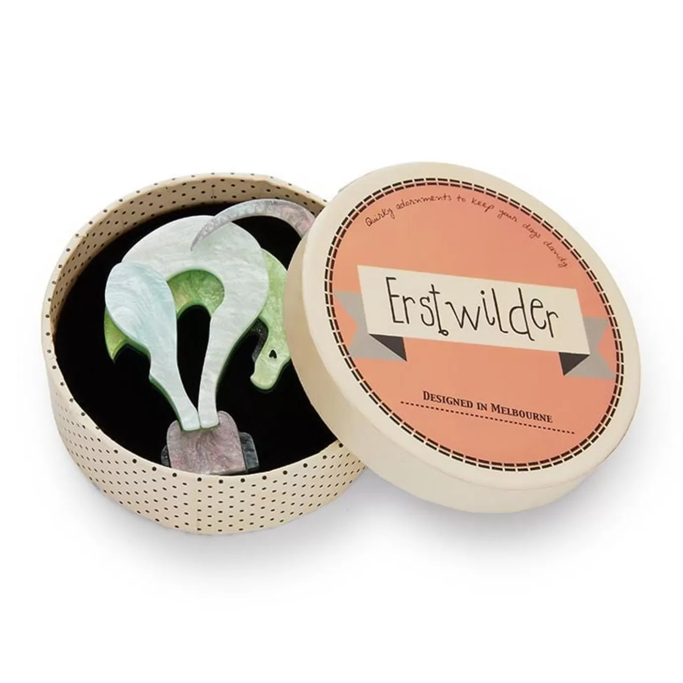 Erstwilder Balancing Act Ibex Brooch* Brooches