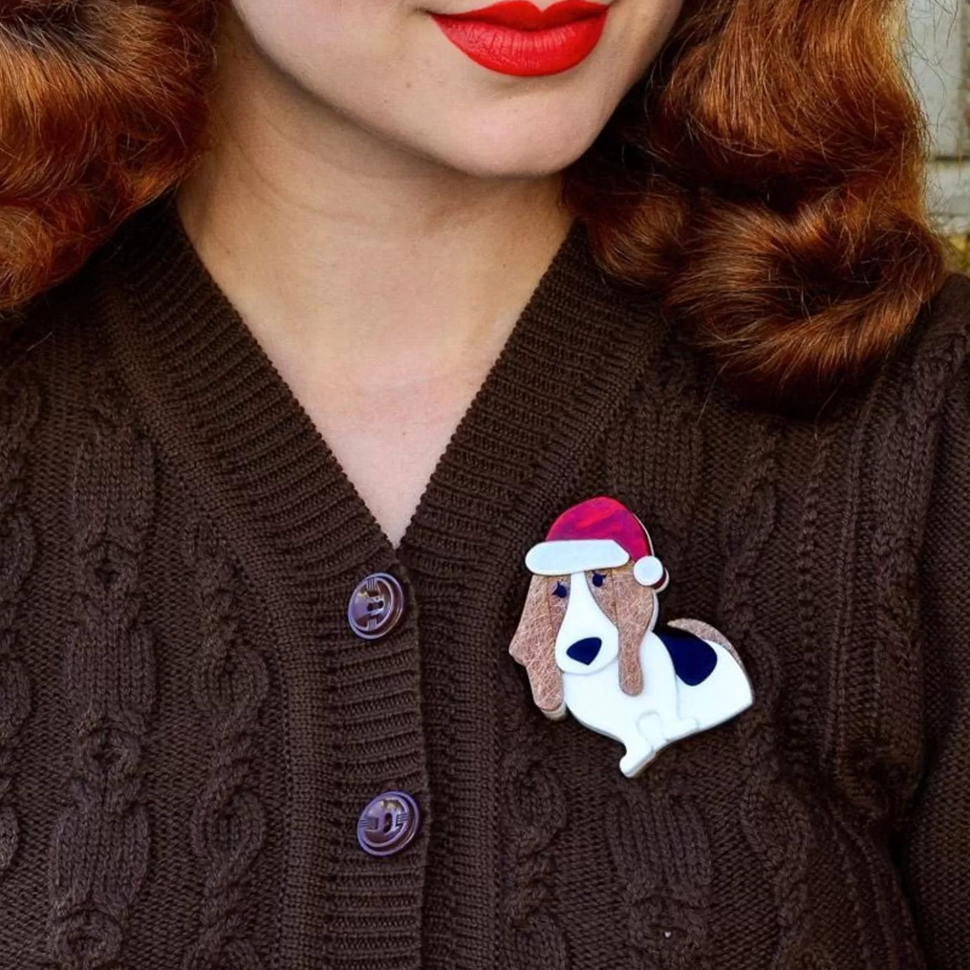 Erstwilder Barney'S First Christmas Brooch* Brooches