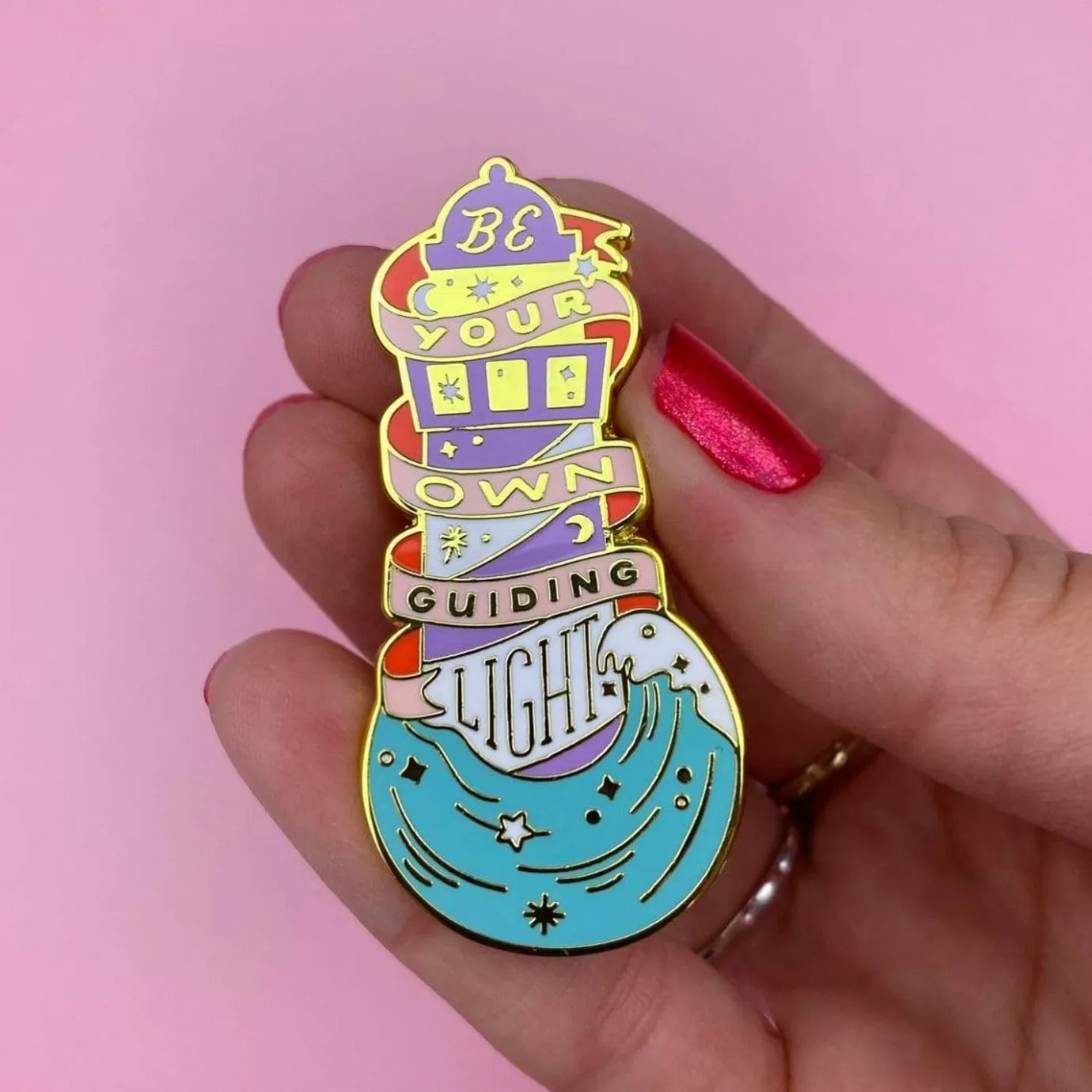 Erstwilder Be Your Own Guiding Light Enamel Pin* Enamel Pins