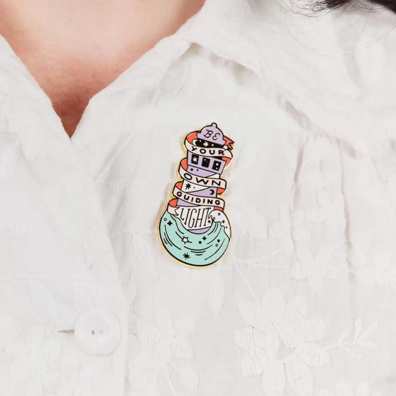 Erstwilder Be Your Own Guiding Light Enamel Pin* Enamel Pins