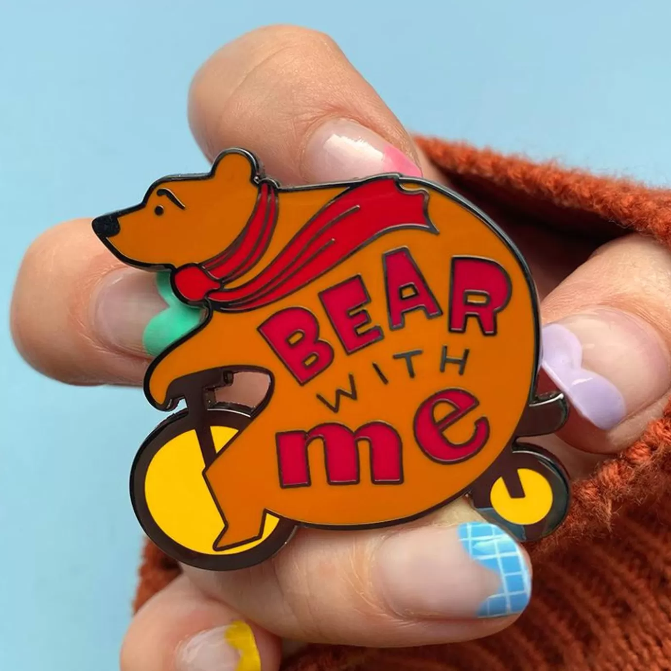 Erstwilder Bear With Me Enamel Pin* Enamel Pins