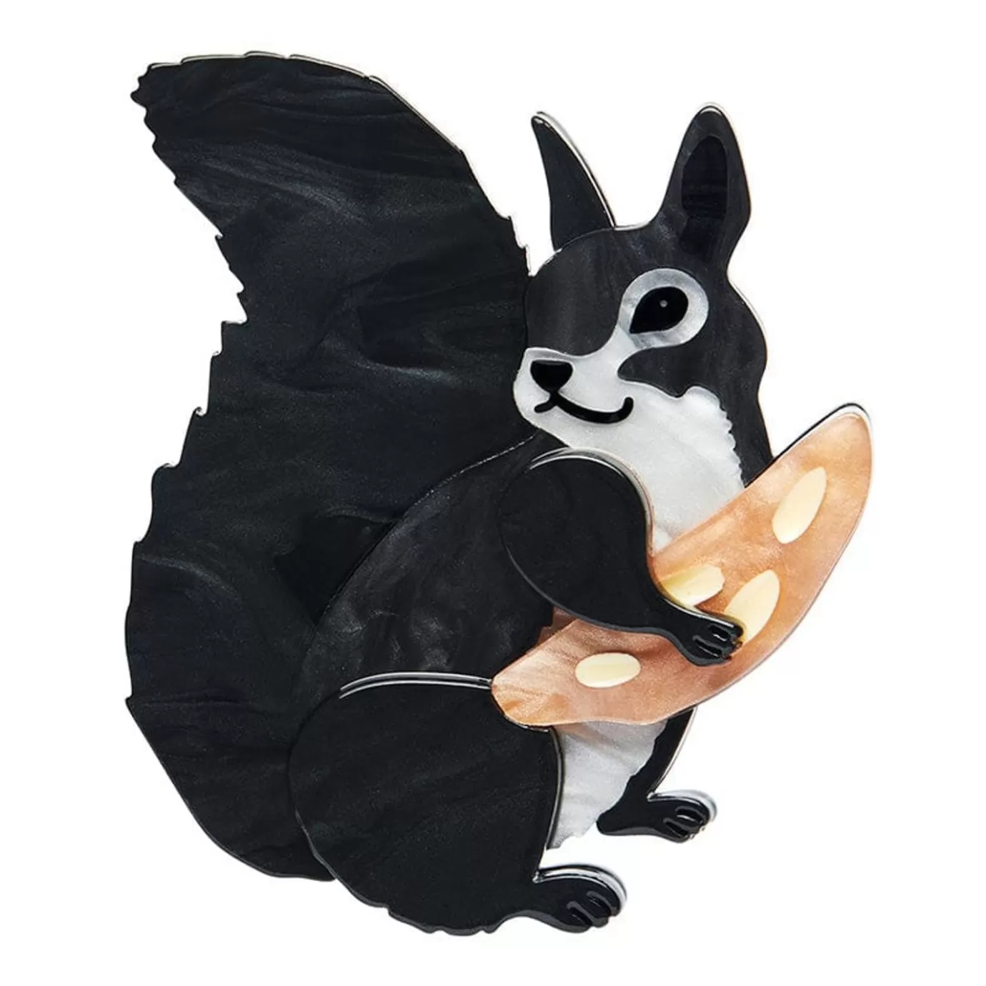 Erstwilder Bellisimo Black Squirrel Brooch* Brooches
