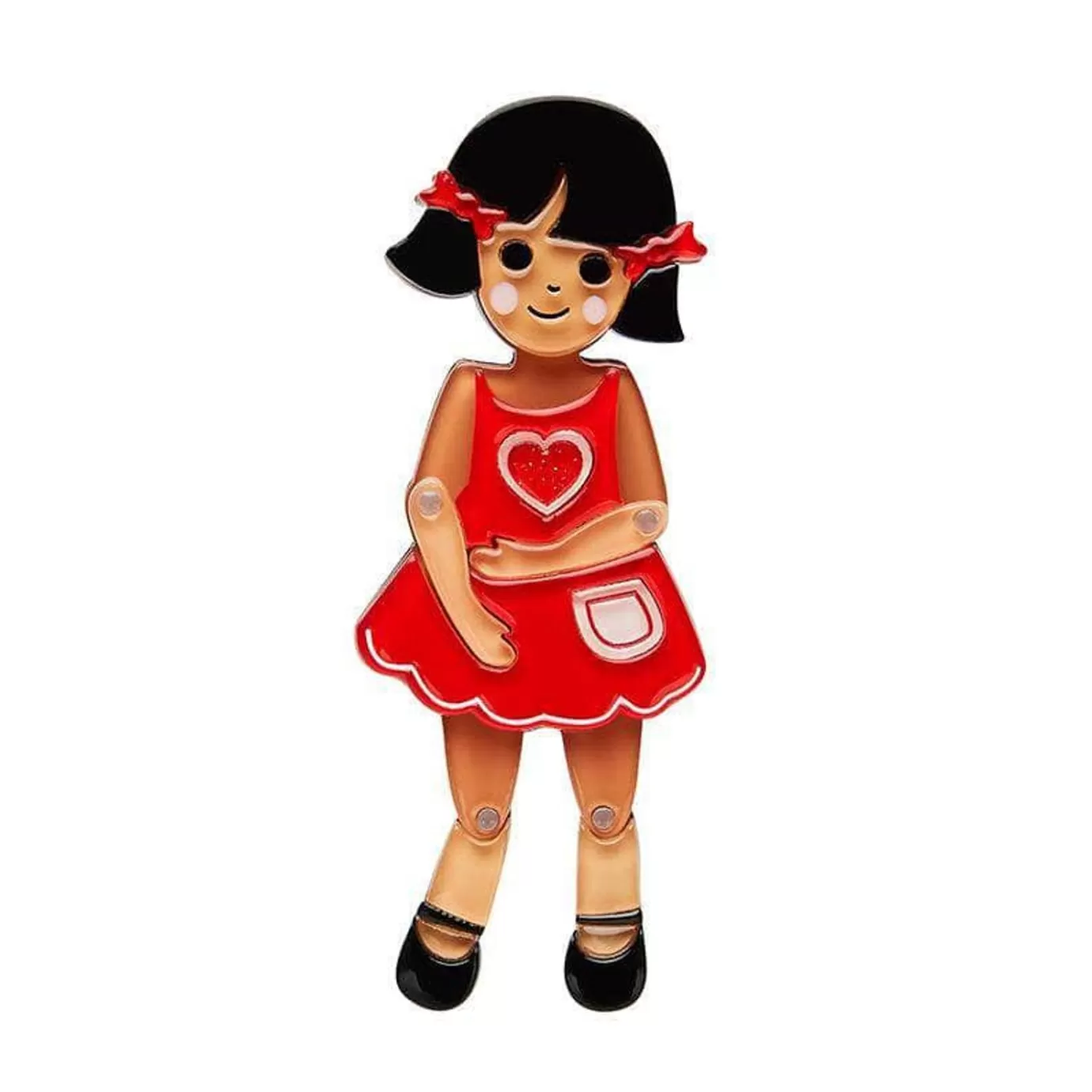 Erstwilder Bendy Wendy Doll Brooch* Brooches