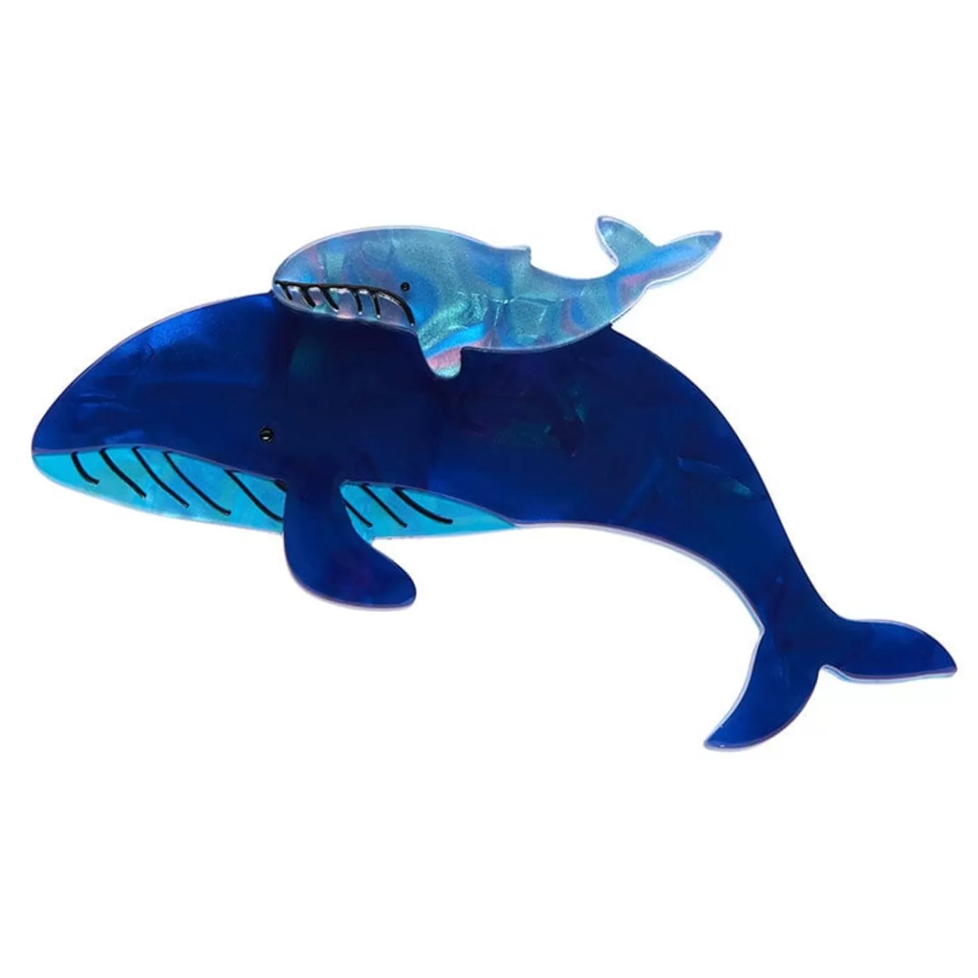 Erstwilder Benevolent Behemoths Blue Whale Brooch* Brooches