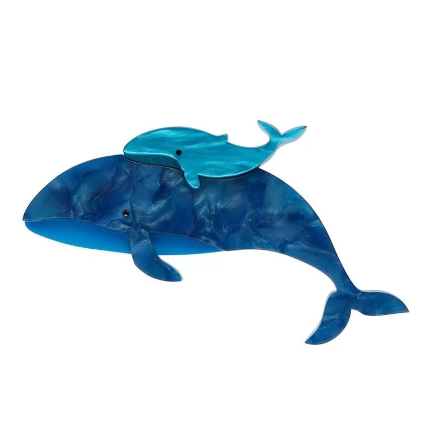 Erstwilder Benevolent Behemoths Blue Whale Brooch* Brooches