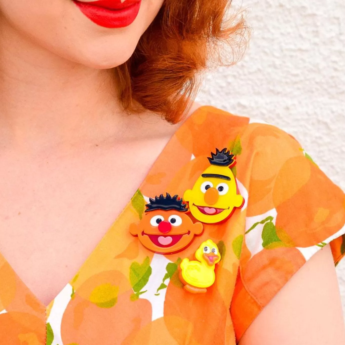 Erstwilder Bert & Ernie Brooch* Brooches