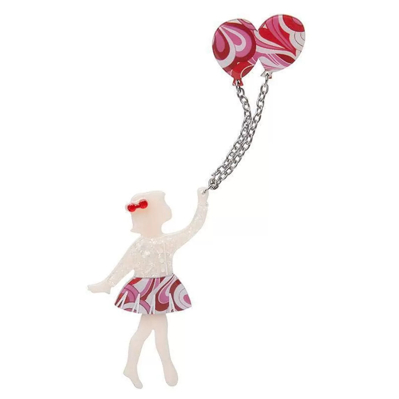Erstwilder Bev And The Flying Balloon Brooch* Brooches