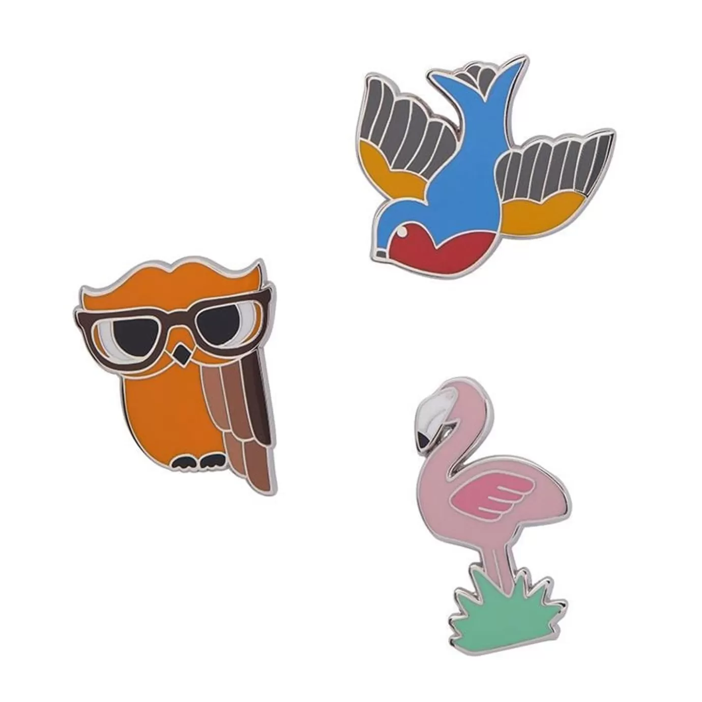 Erstwilder Birdie Buddies Enamel Pin Set* Enamel Pins