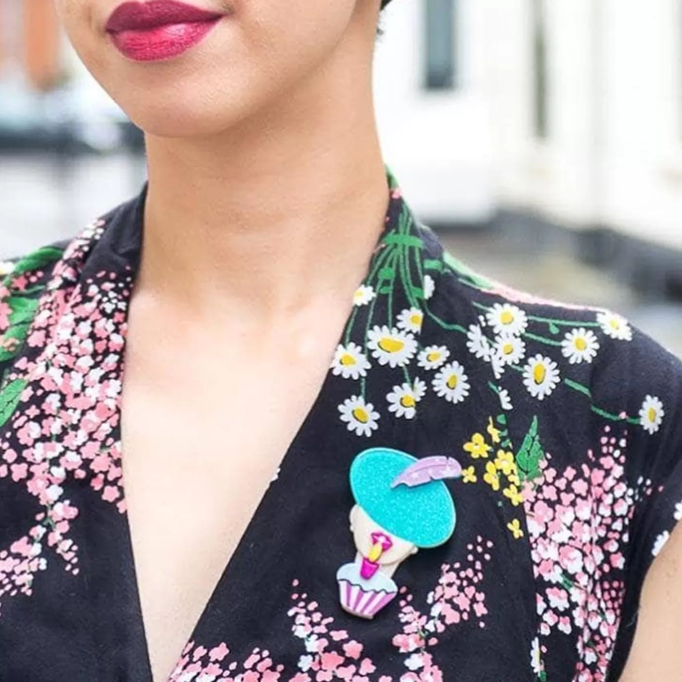 Erstwilder Birthday Chic Brooch* Brooches
