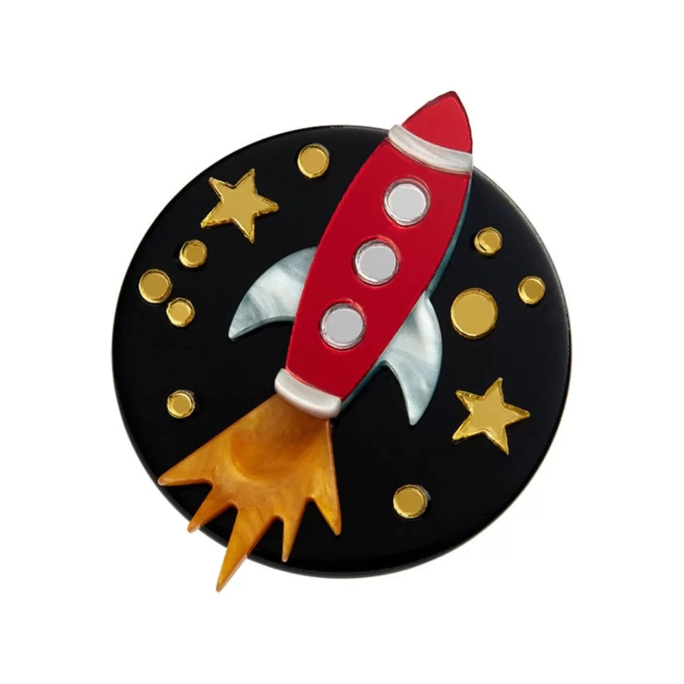 Erstwilder Blast Off! Mini Brooch* Brooches