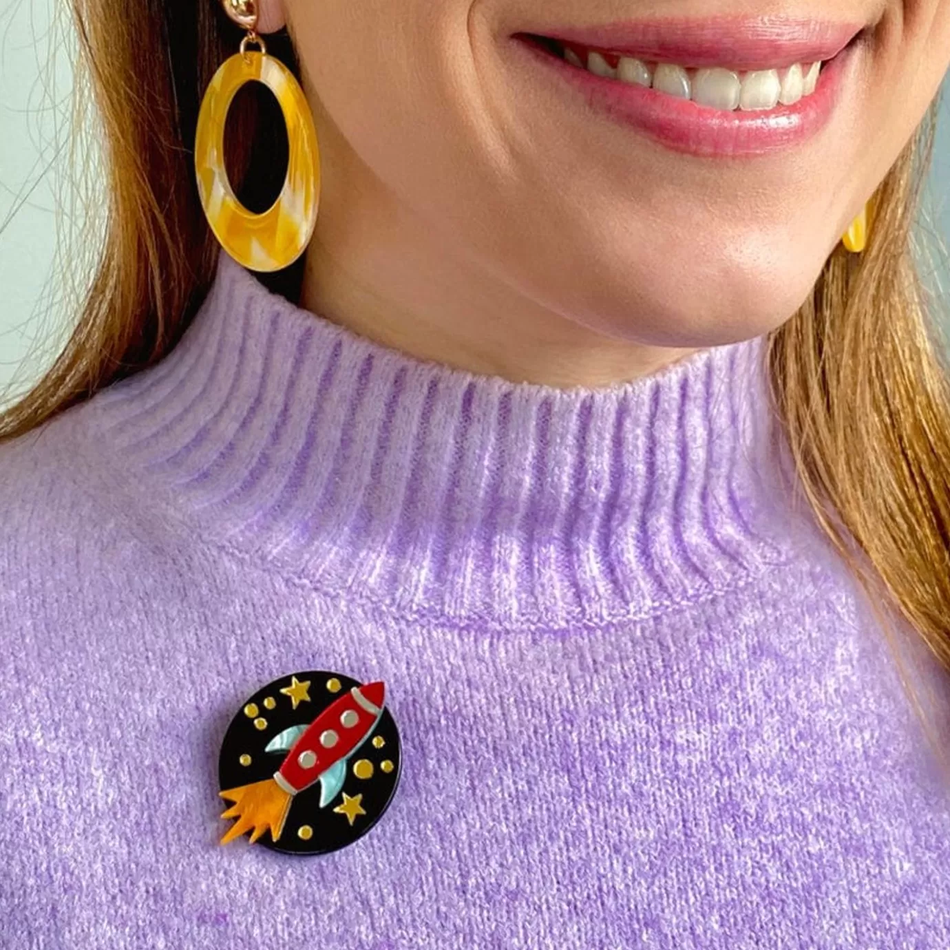 Erstwilder Blast Off! Mini Brooch* Brooches