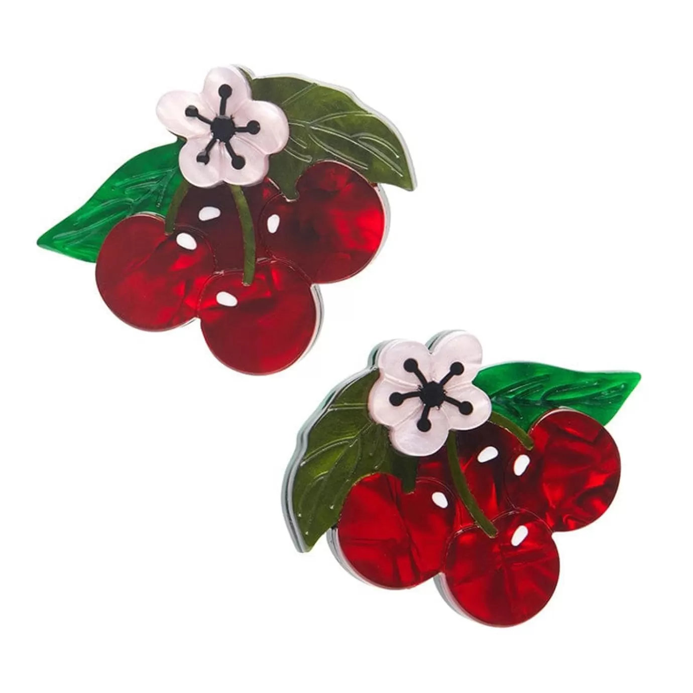 Erstwilder Blossoming Cherries Hair Clips Set - 2 Piece* Hair Clips & Claws