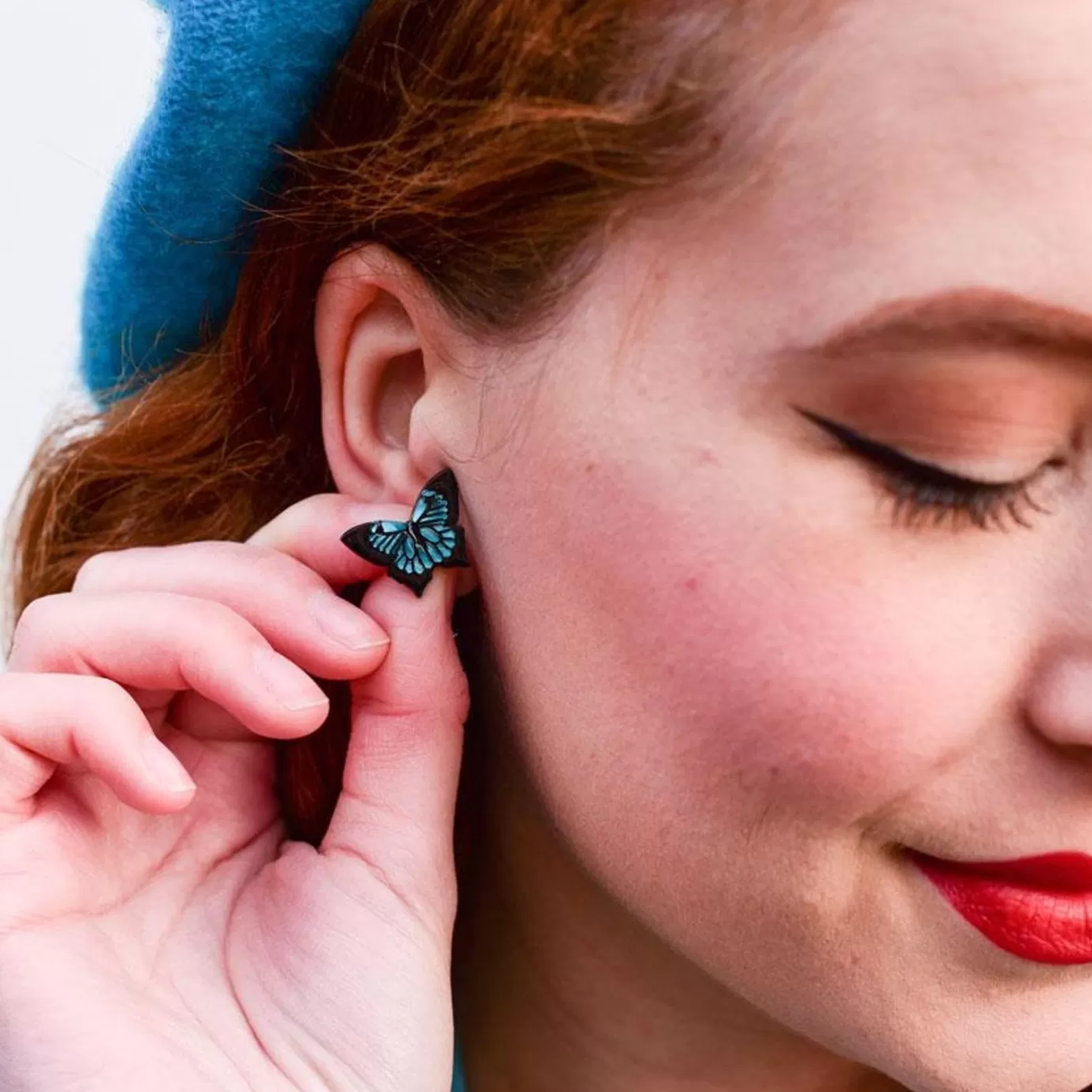 Erstwilder Blue Emperor Earrings* Earrings