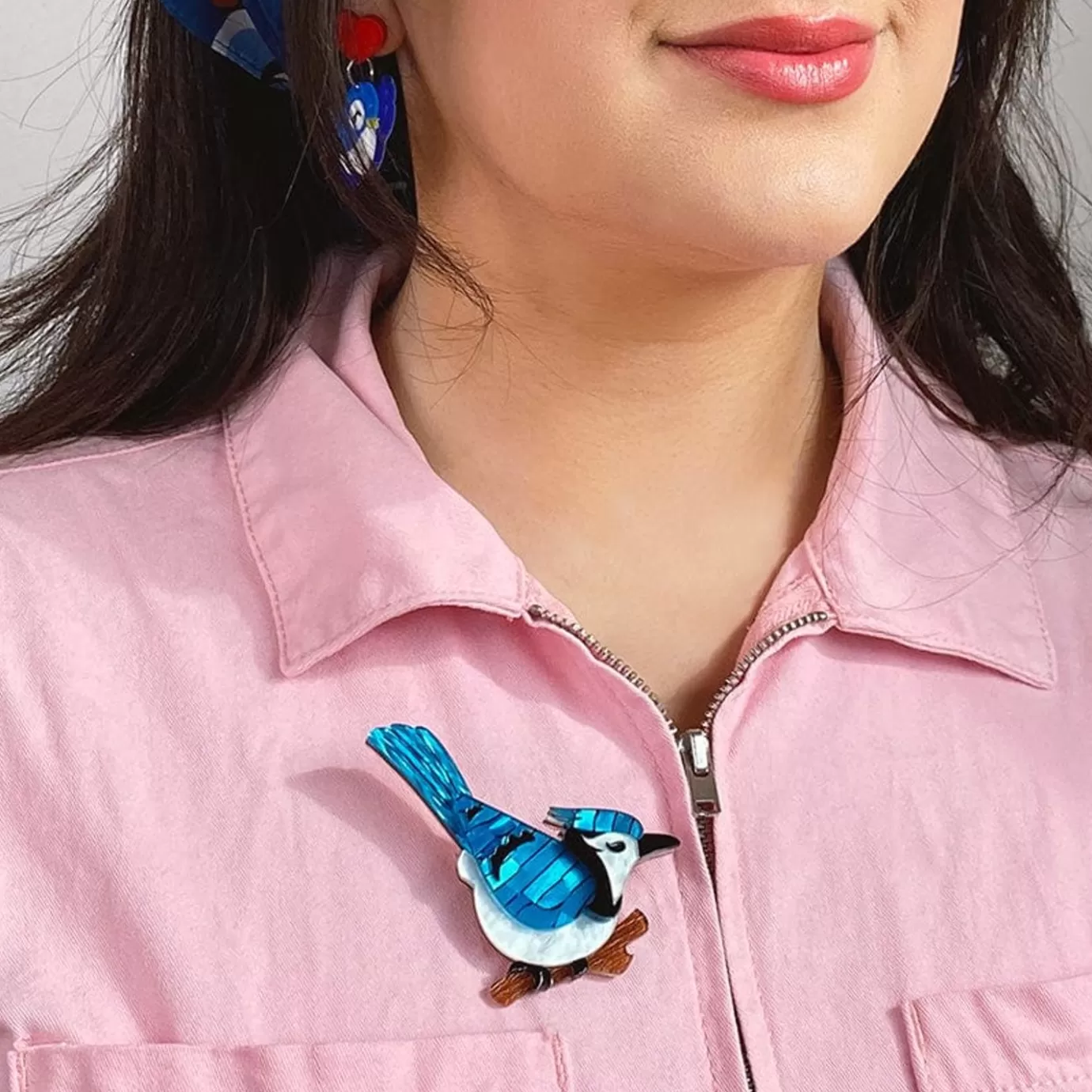 Erstwilder Blue Jay Way Brooch* Brooches