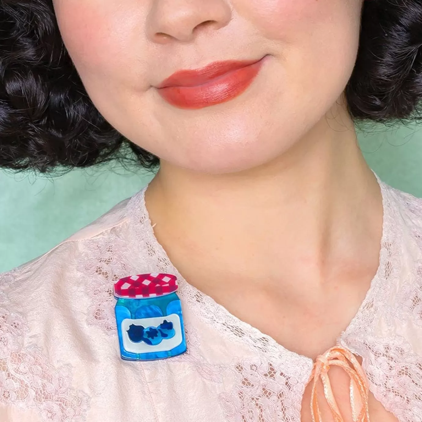 Erstwilder Blueberry Precious Preserve Mini Brooch* Brooches
