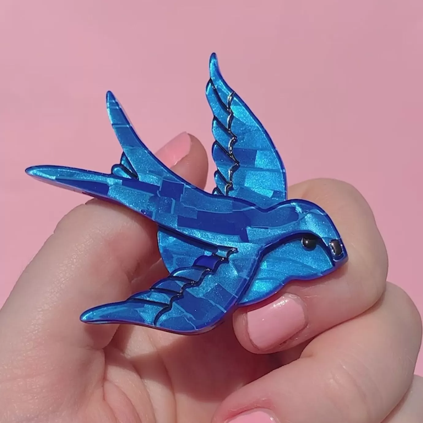 Erstwilder Bluebird Of Happiness Brooch* Brooches